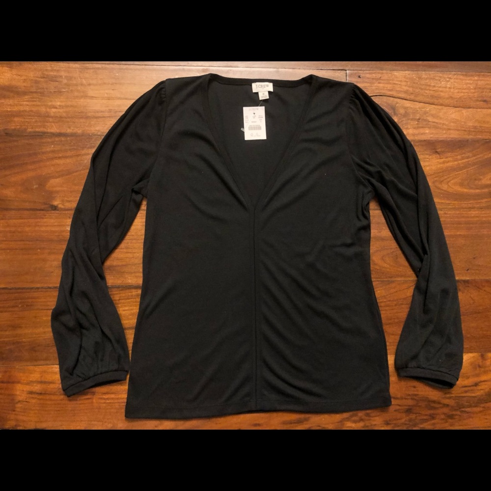 NEW WITH TAGS Women’s J. Crew black top size Small